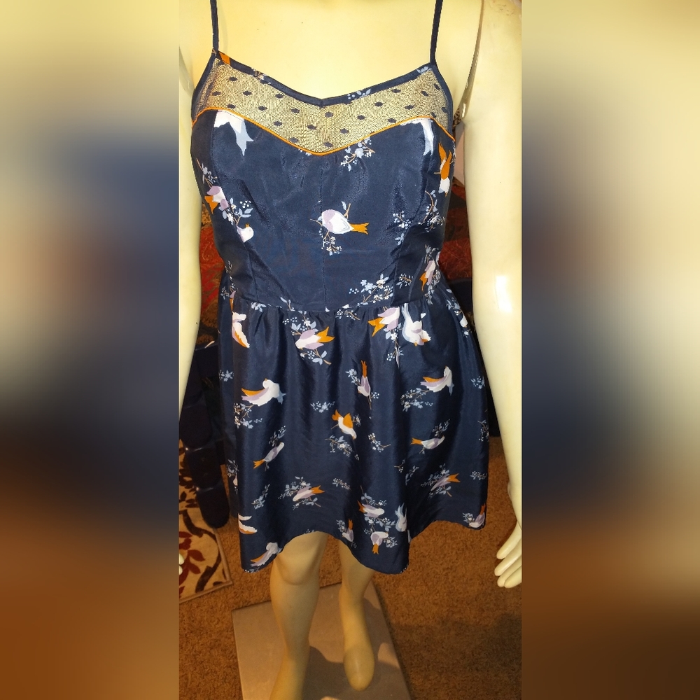xhilaration bird dress